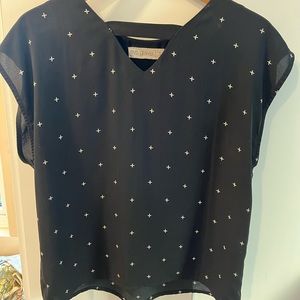Eve Gravel blouse MED